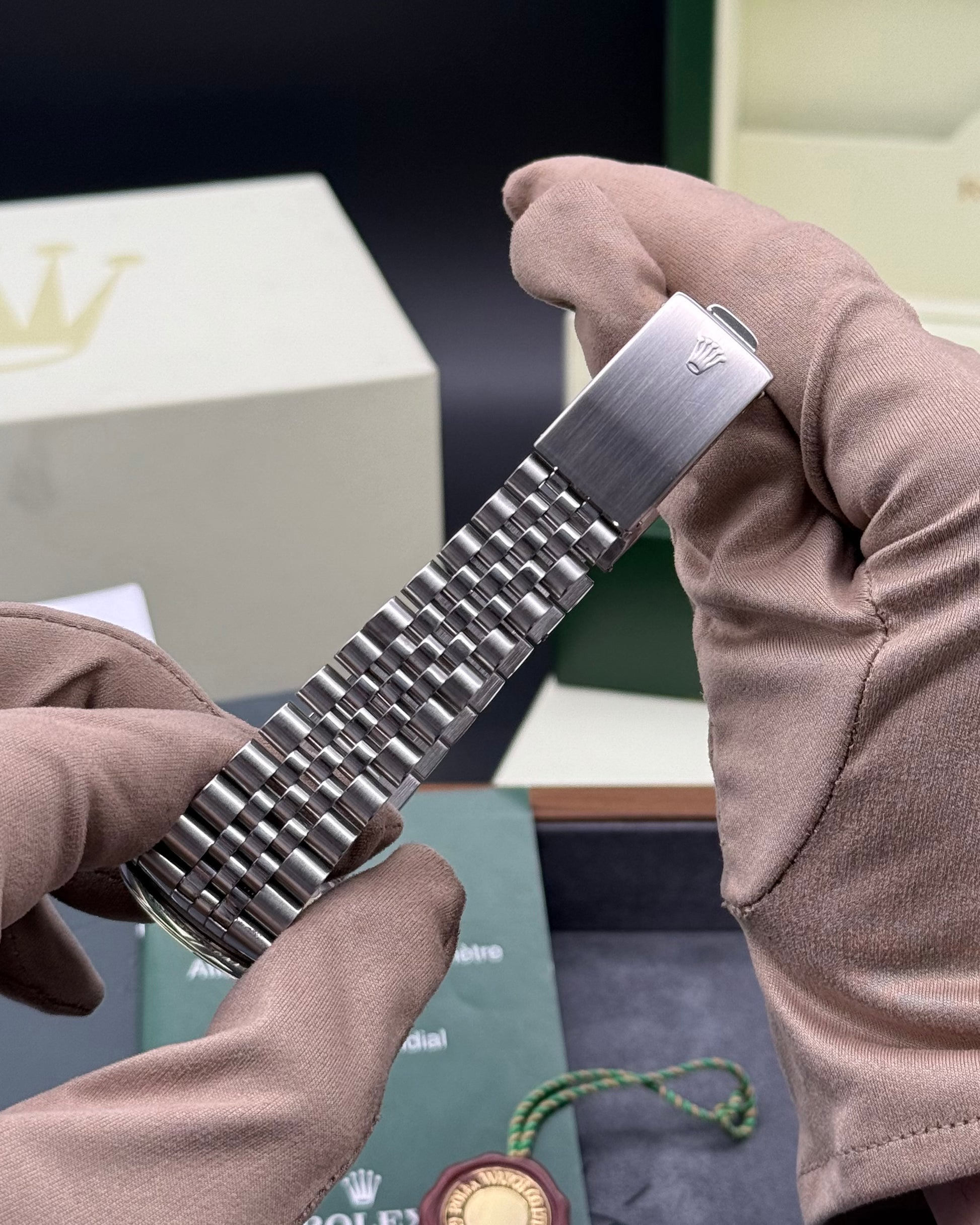 Rolex DateJust 36mm Black Roman Dial