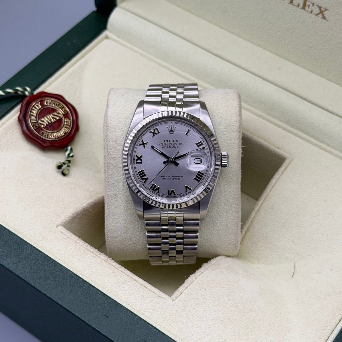 Datejust 36 | Rhodium Roman