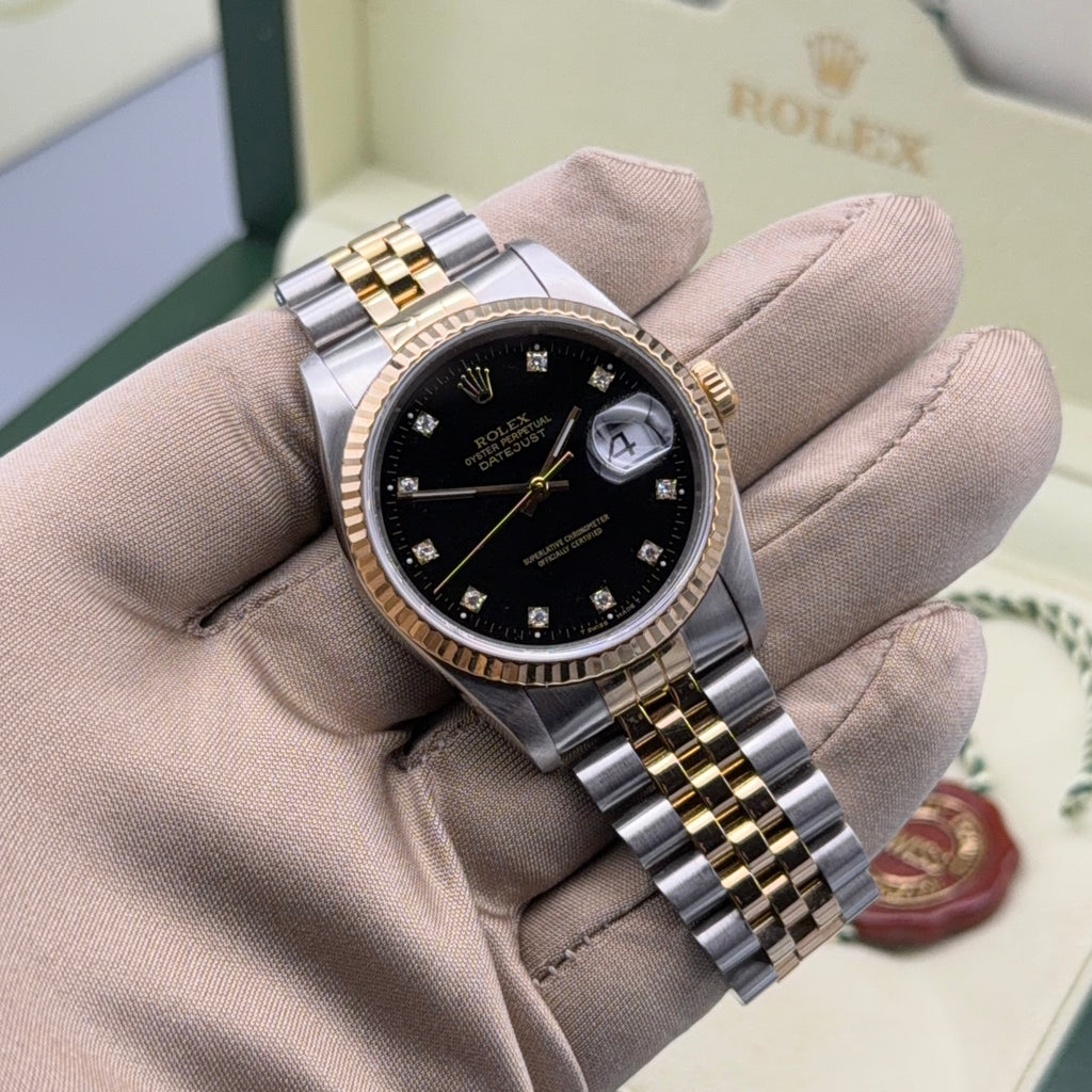 DateJust 36 | Black Diamond
