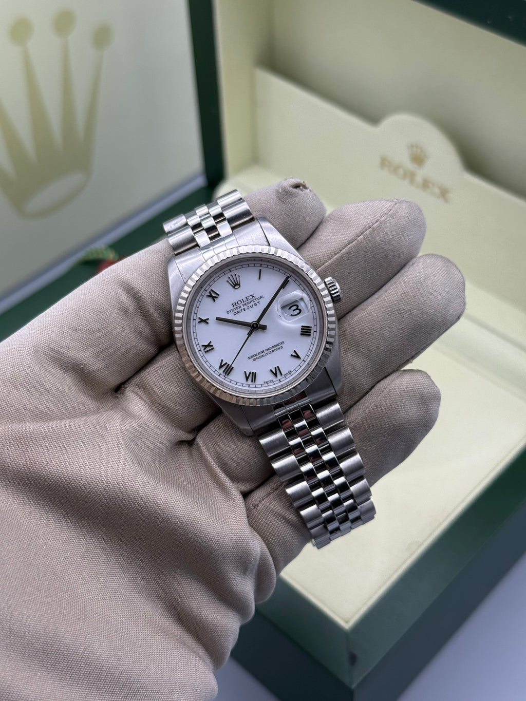 DateJust 36, White Roman Dial, 16234
