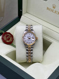 Lady-DateJust, Silver Diamond Dial, 69173