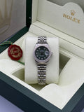 Lady-DateJust 26mm, Olive Diamond Dial, 69174