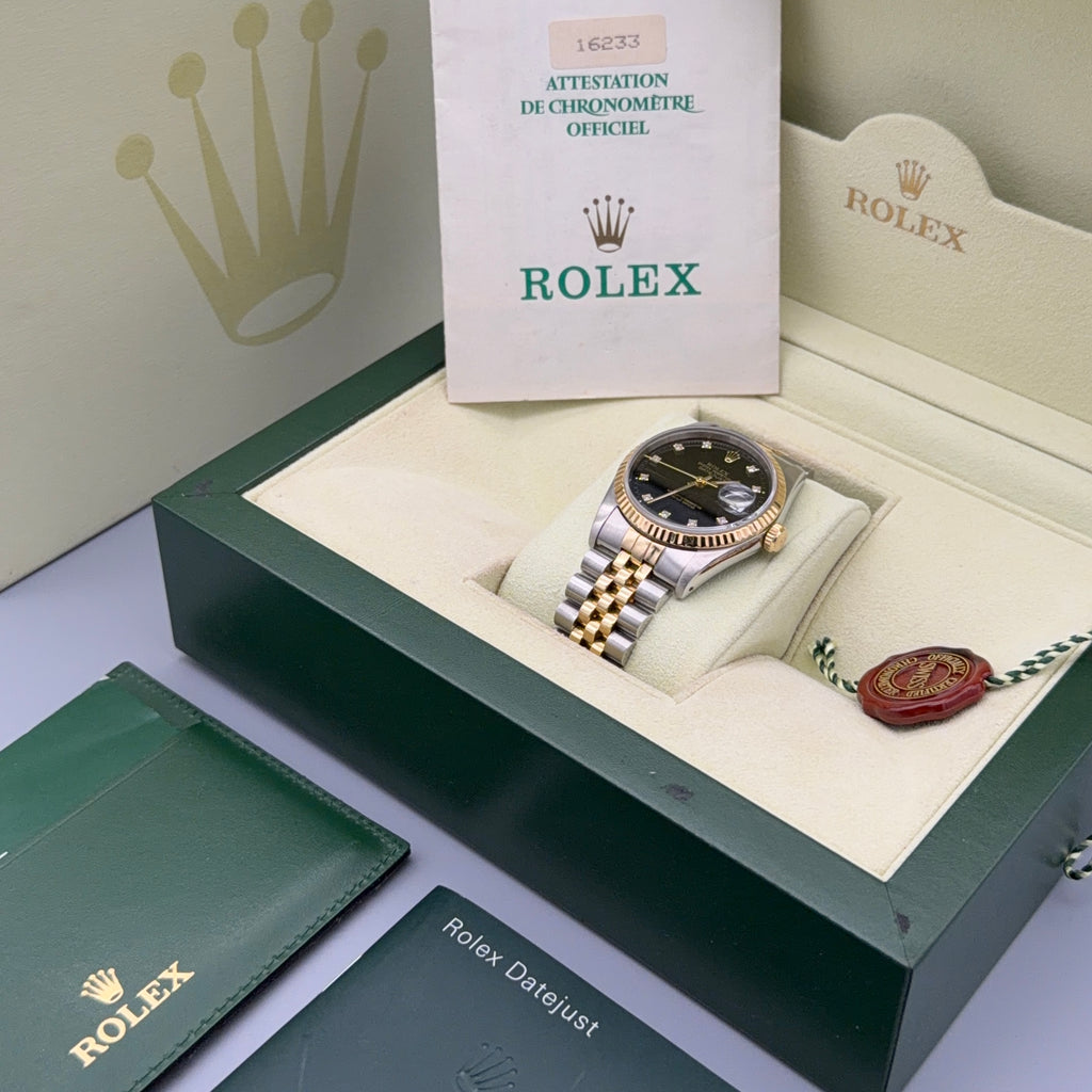 DateJust 36 | Black Diamond