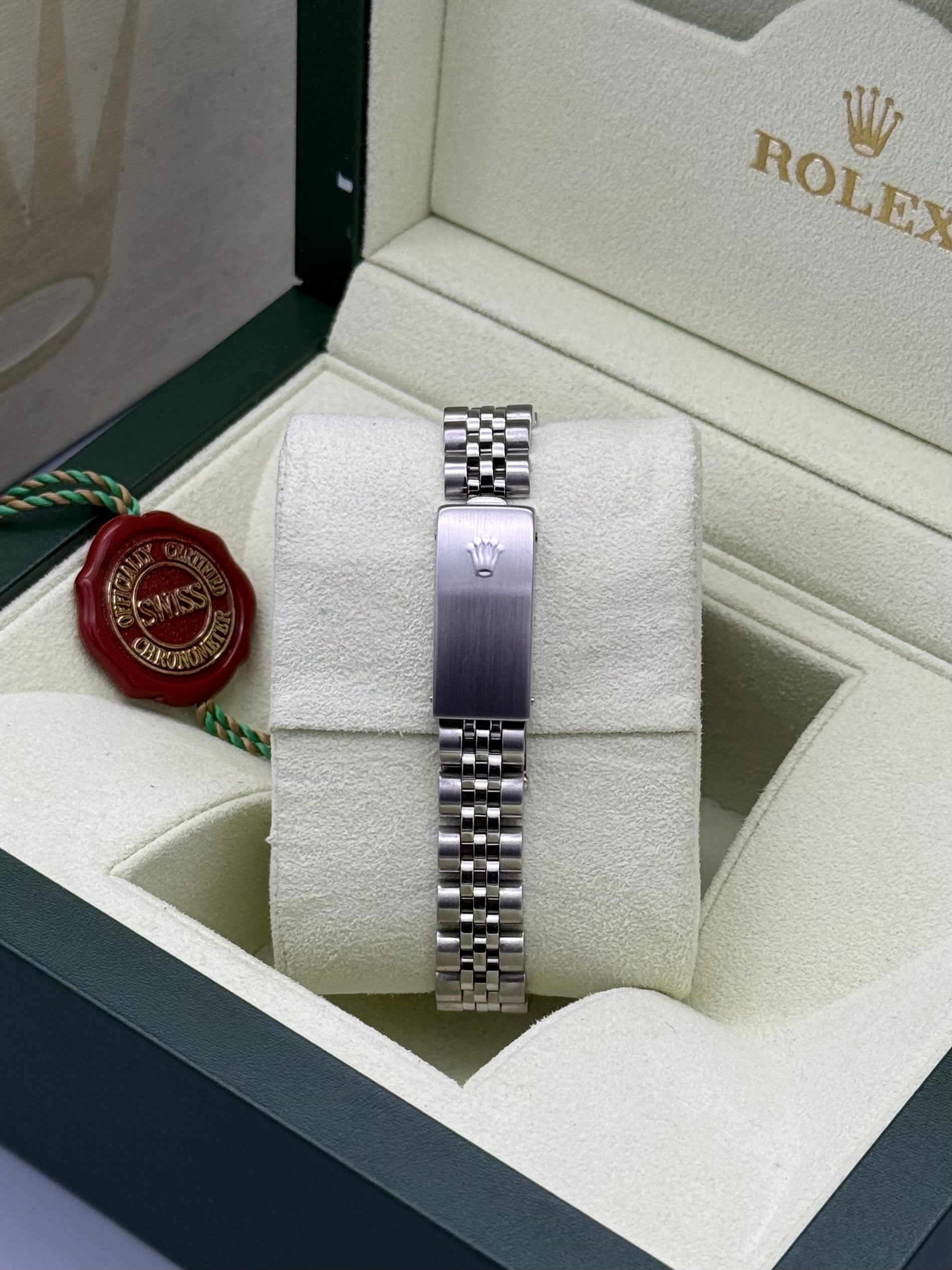 Lady-DateJust 26mm, Olive Diamond Dial, 69174