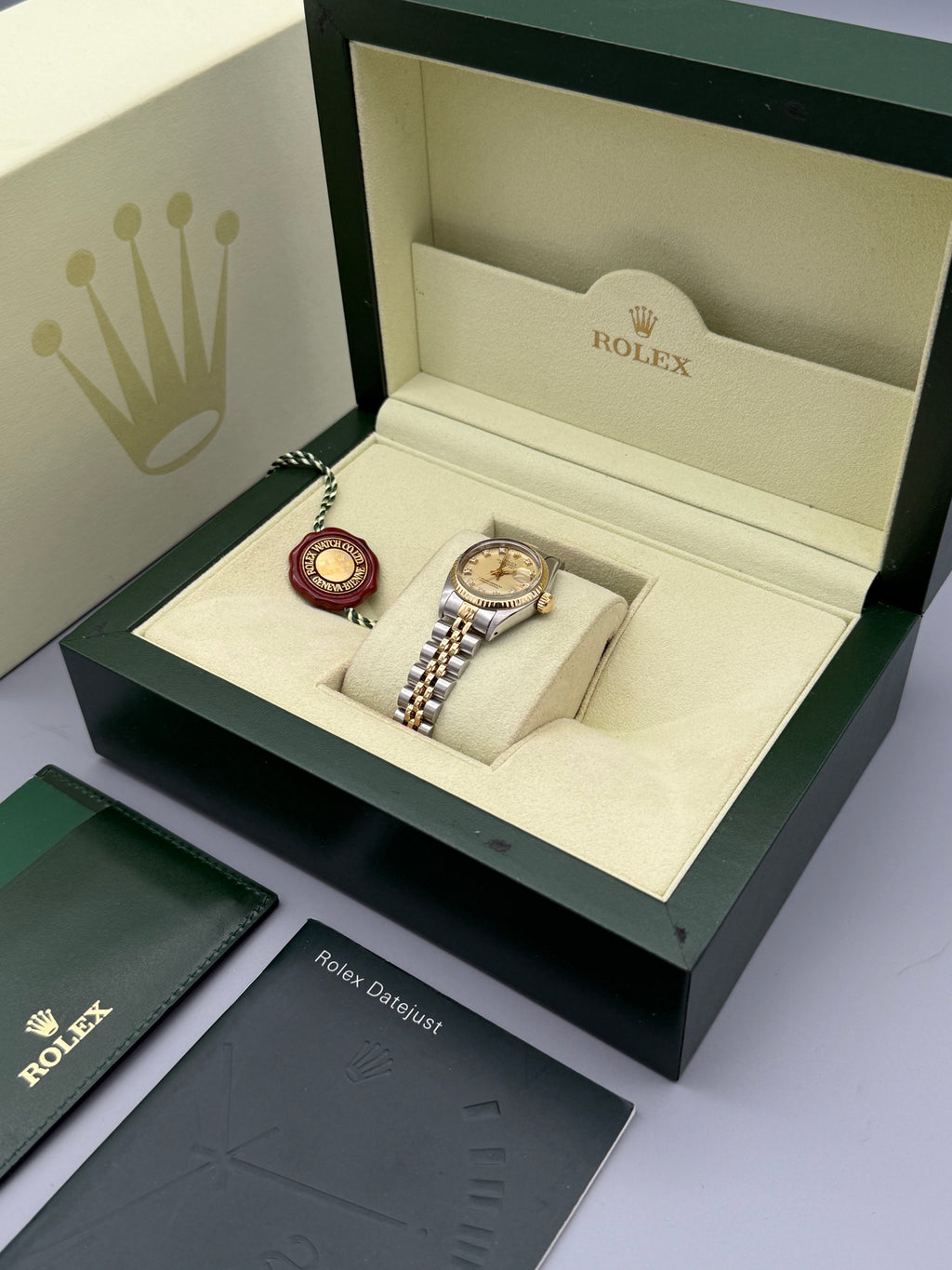 DateJust 26mm, Champagne Diamond Dial, 6917