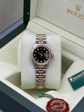 Lady-DateJust 26mm, Black Diamond Dial, 69173