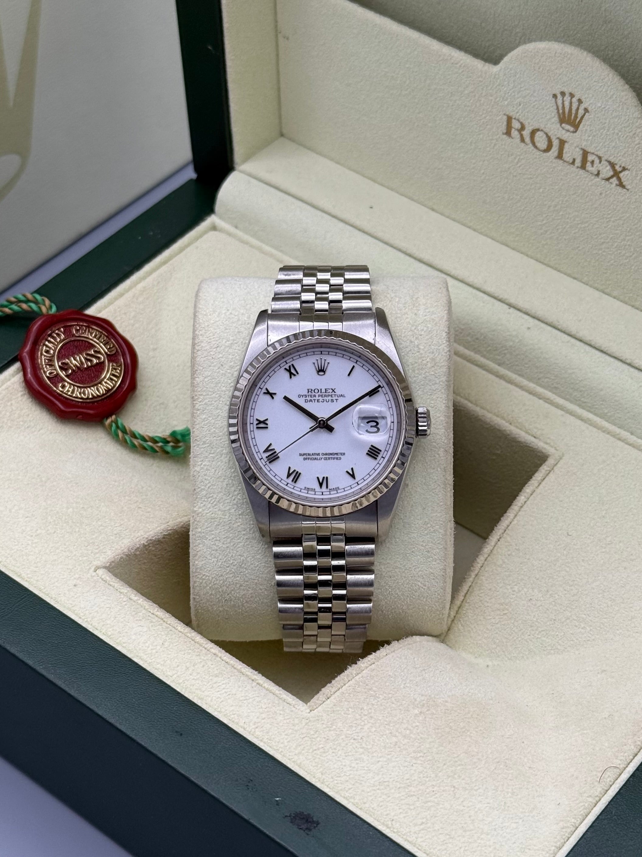 DateJust 36, White Roman Dial, 16234
