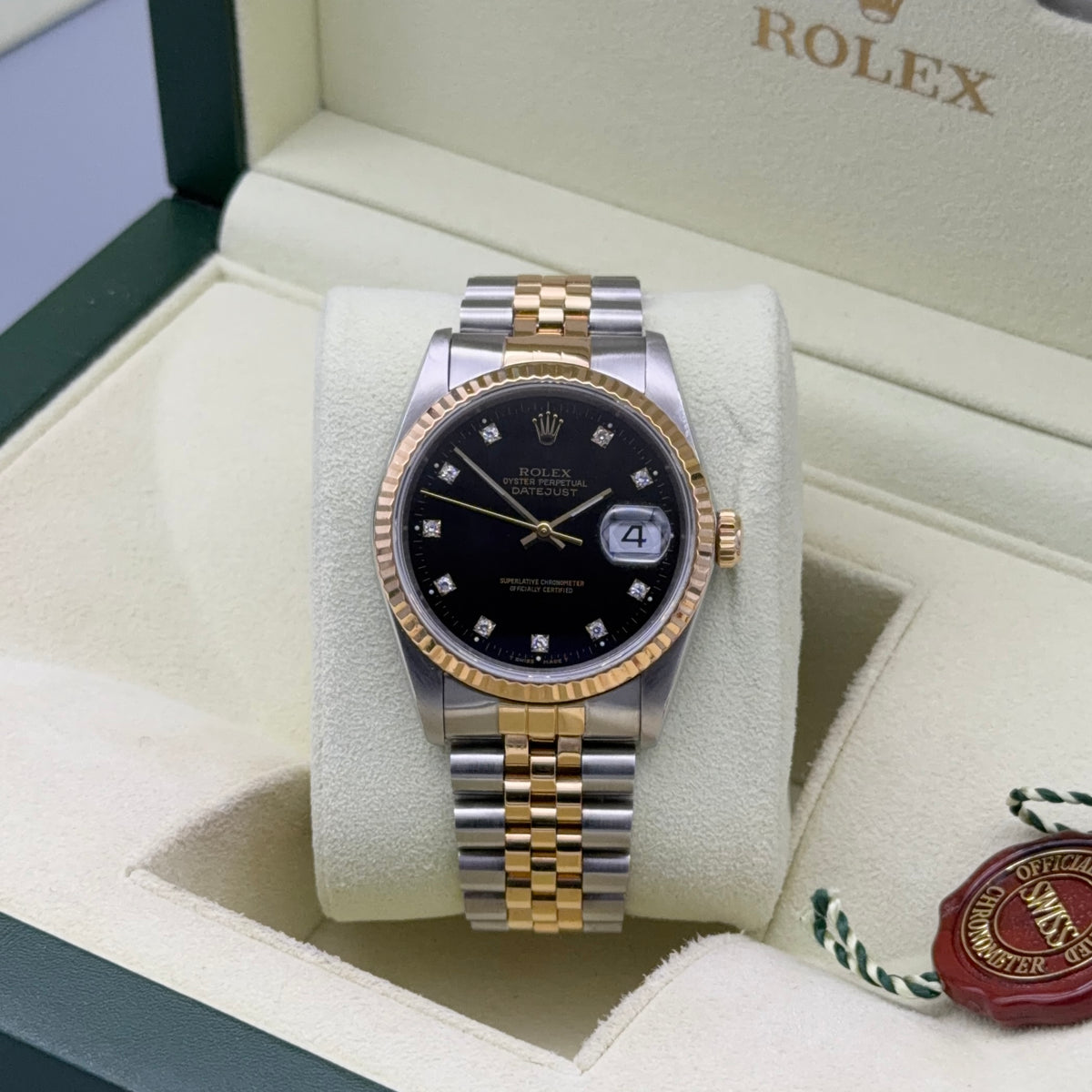 DateJust 36 | Black Diamond