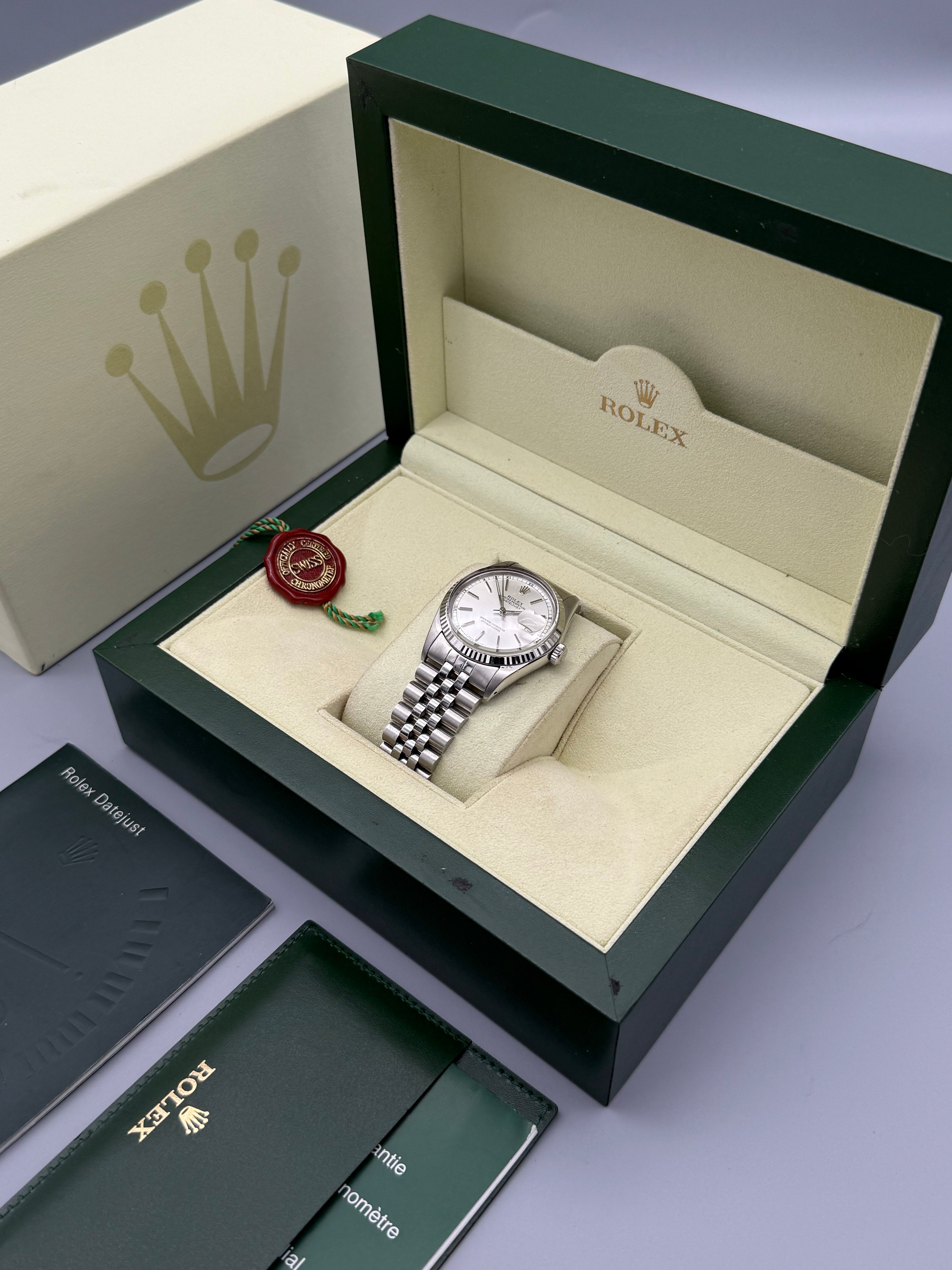 DateJust 36mm, White Roman Dial, 16014
