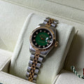 Lady-DateJust 26 | Green Vignette Diamond