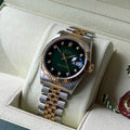 Datejust 36 | Green Vignette Diamond