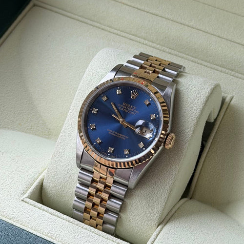 DATEJUST 36 | Blue Diamond - Gla Jeweller