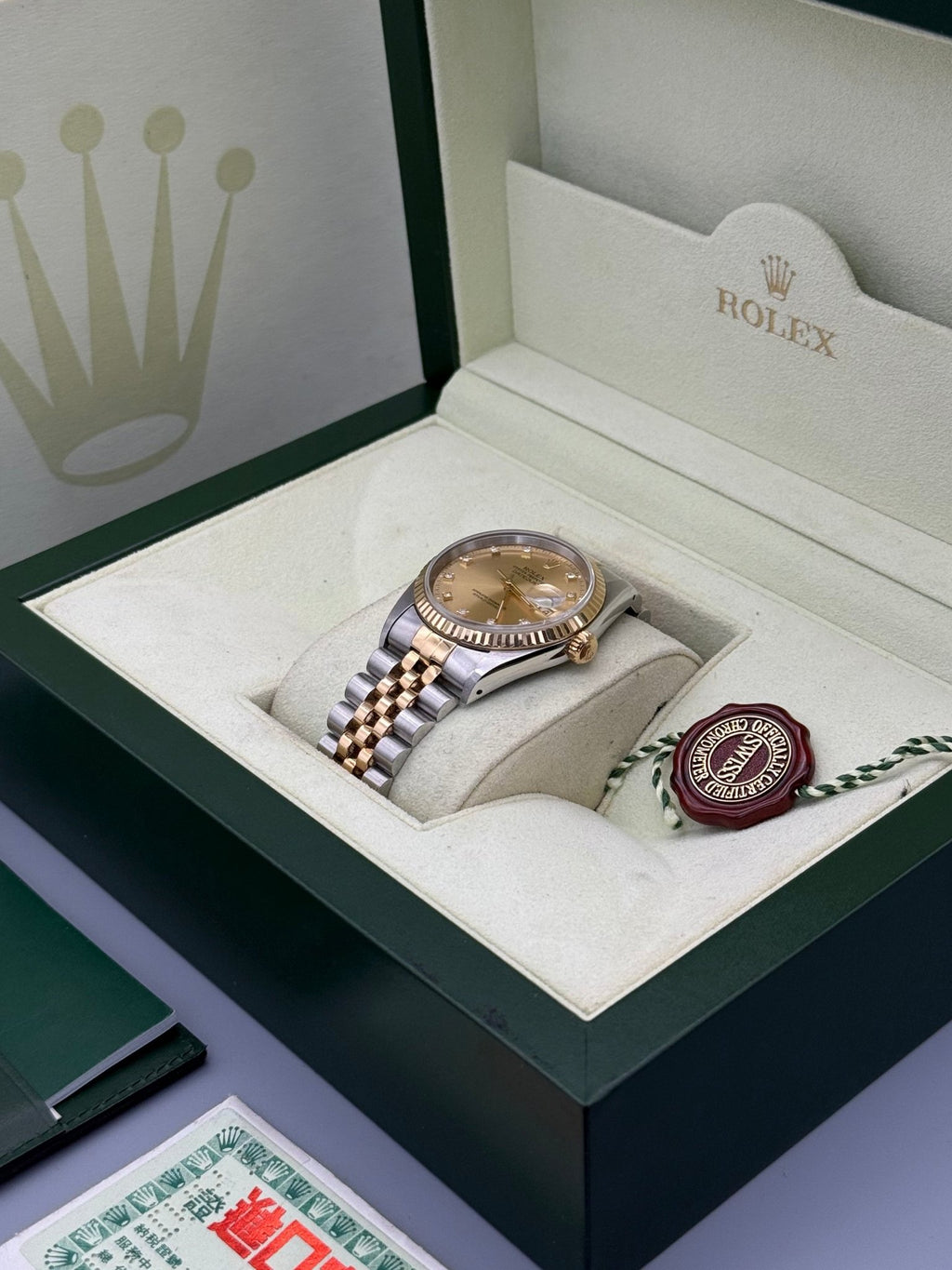 DateJust 36, Champagne Diamond Dial - Gla Jeweller