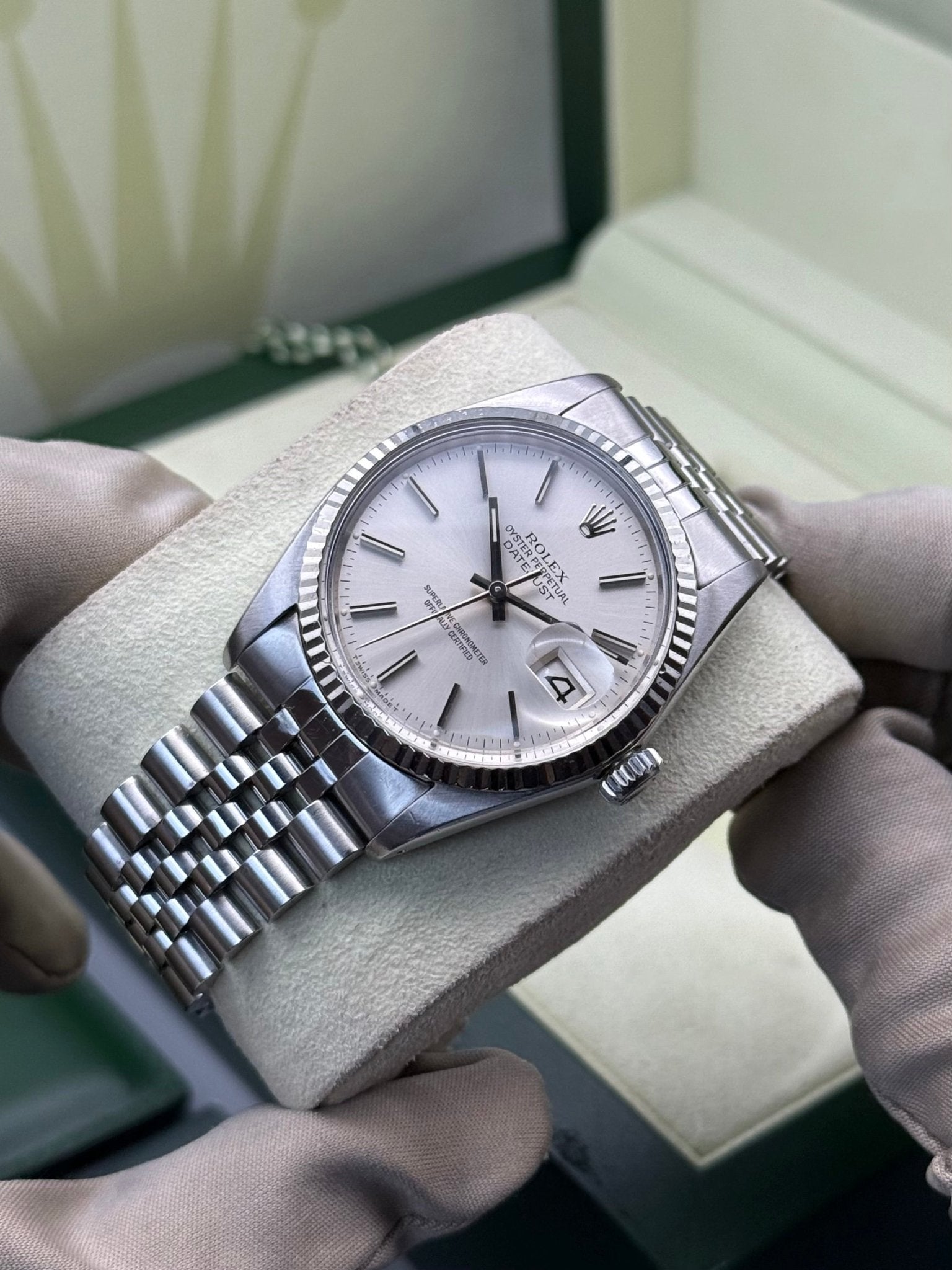 DateJust 36, Silver Stick Dial - Gla Jeweller