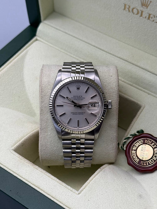 DateJust 36, Silver Stick Dial - Gla Jeweller