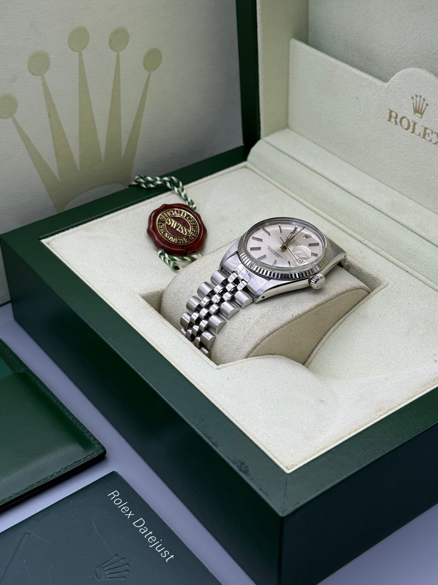 DateJust 36, Silver Stick Dial - Gla Jeweller