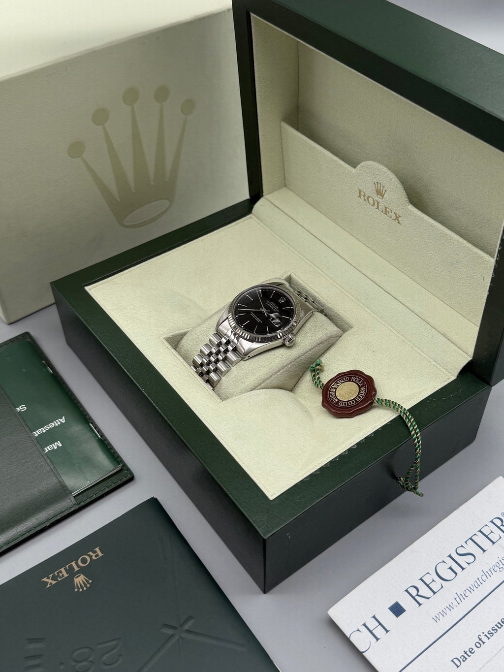 DateJust 36mm | Black Stick Dial - Gla Jeweller