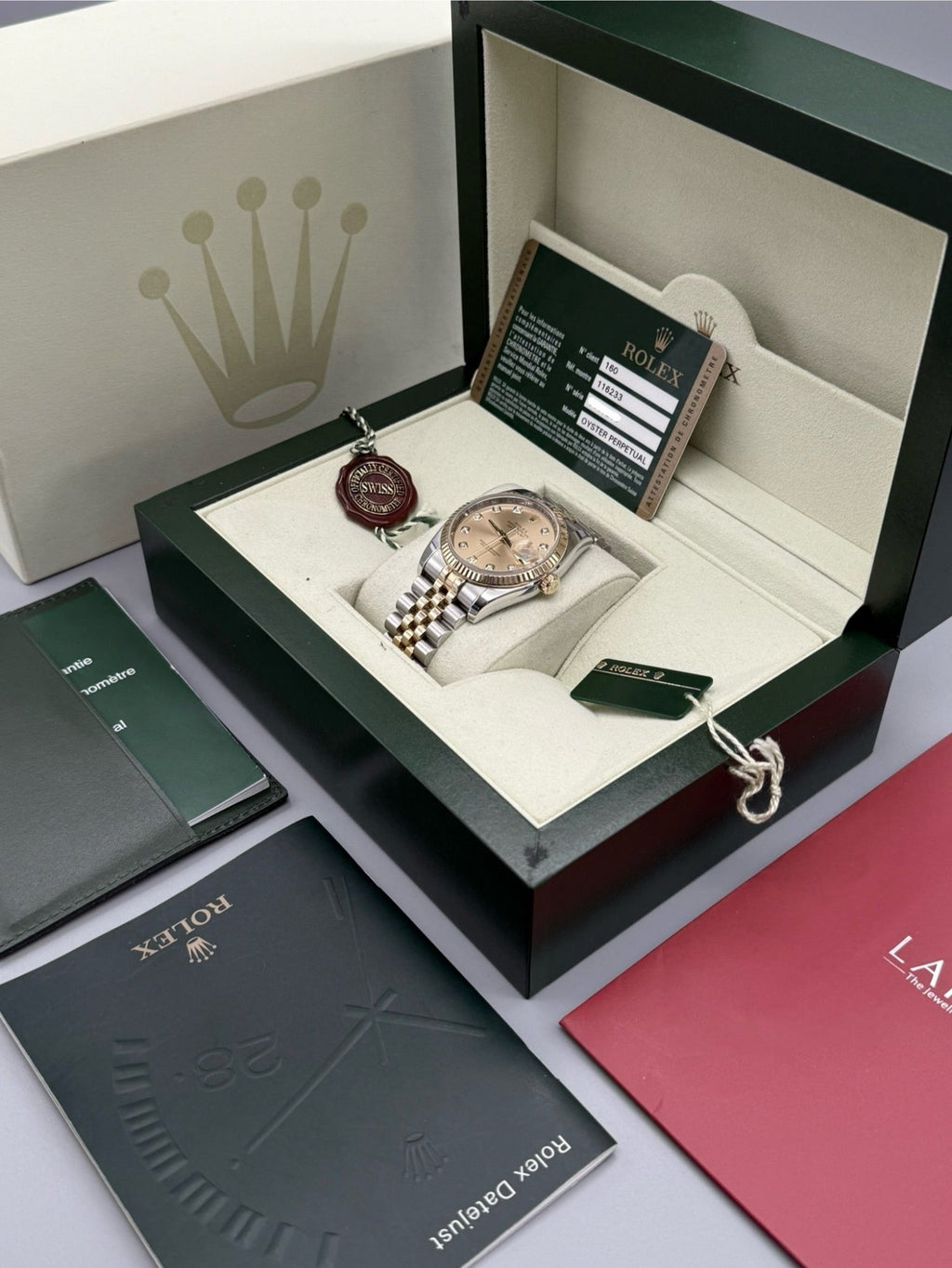 DateJust 36mm | Champagne diamond Dial - Gla Jeweller