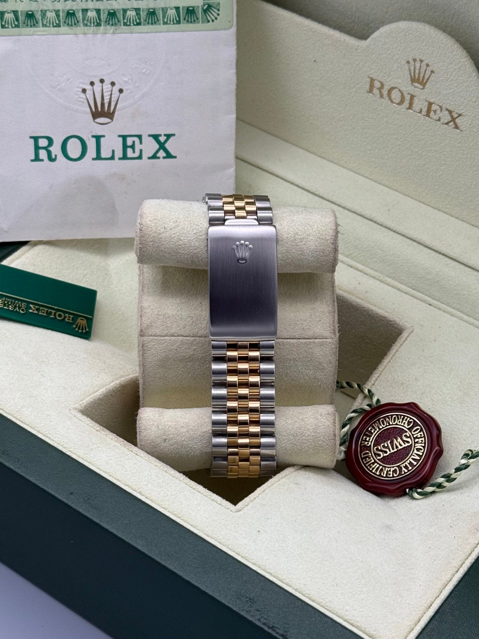 DateJust 36mm , Factory Champagne Diamond Dial - Gla Jeweller
