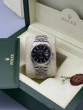 DateJust 36mm , Matte Black Dial - Gla Jeweller