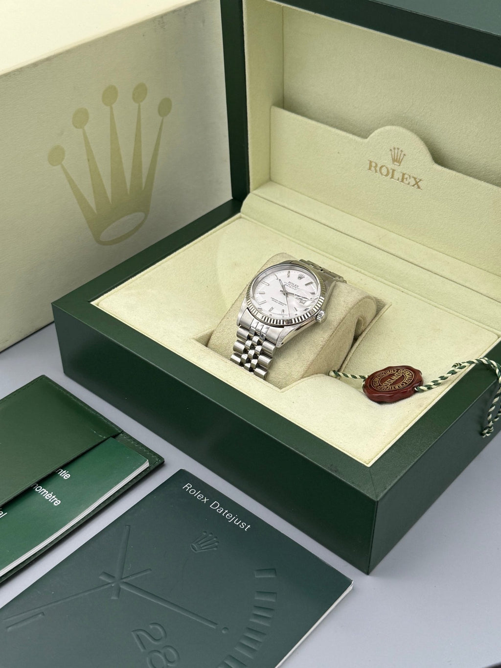 Datejust 36mm, White Stick Dial - Gla Jeweller