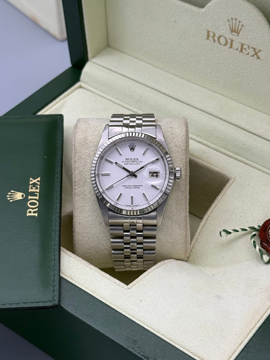Datejust 36mm, White Stick Dial - Gla Jeweller