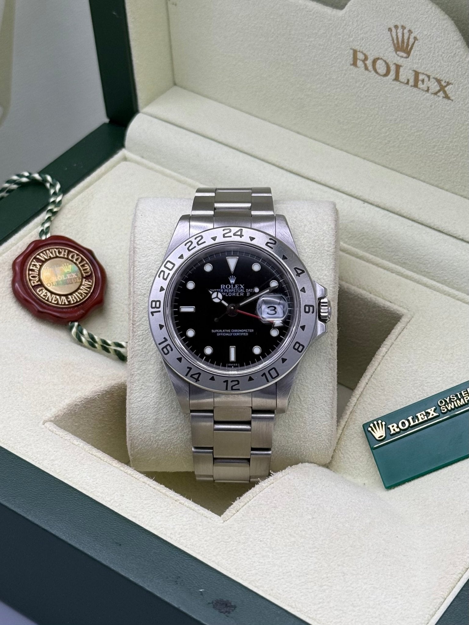 Explorer II 40mm, Black Dial, 16570 - Gla Jeweller