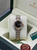 Lady-DateJust 26mm, Black Diamond Dial, 69173 - Gla Jeweller