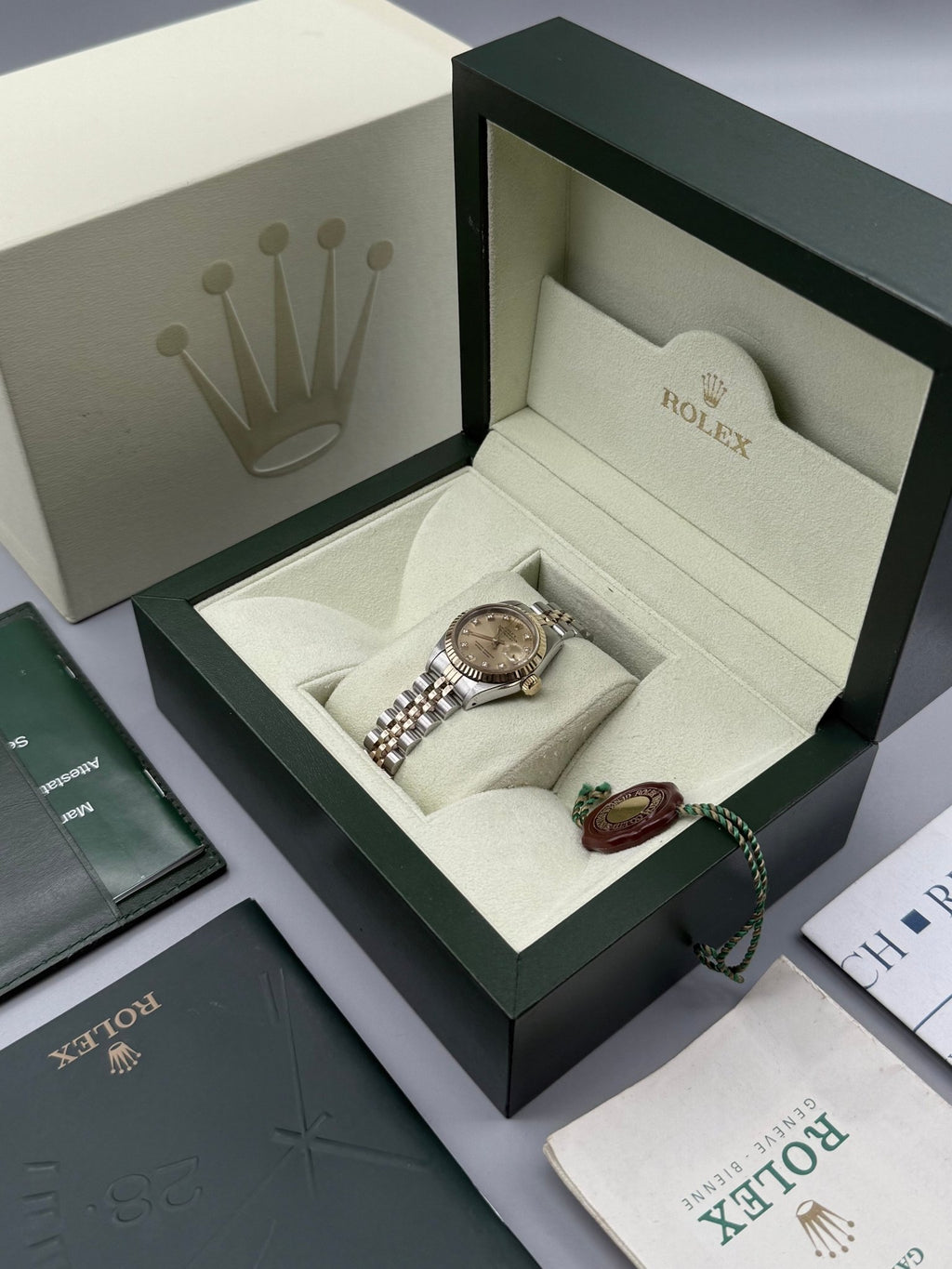 Lady - DateJust 26mm | Champagne Diamond Dial - Gla Jeweller