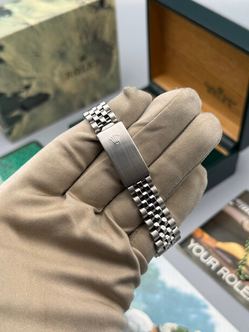 Lady-DateJust 31mm, Tapestry Dial - Gla Jeweller