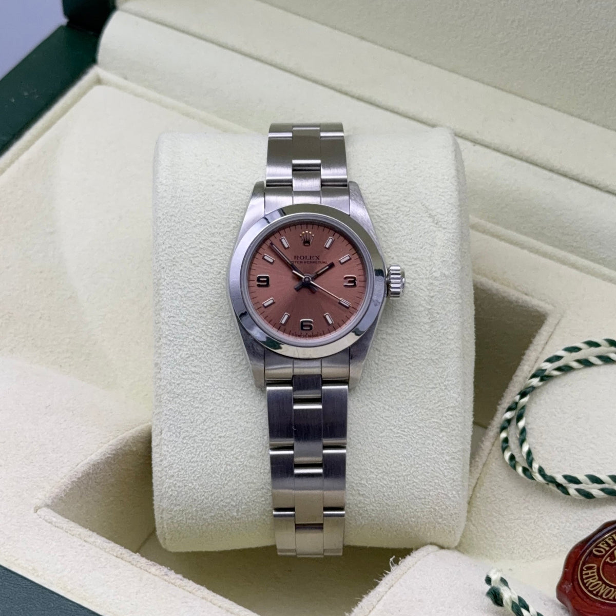 Lady-Oyster Perpetual 24 | Salmon Pink - Gla Jeweller
