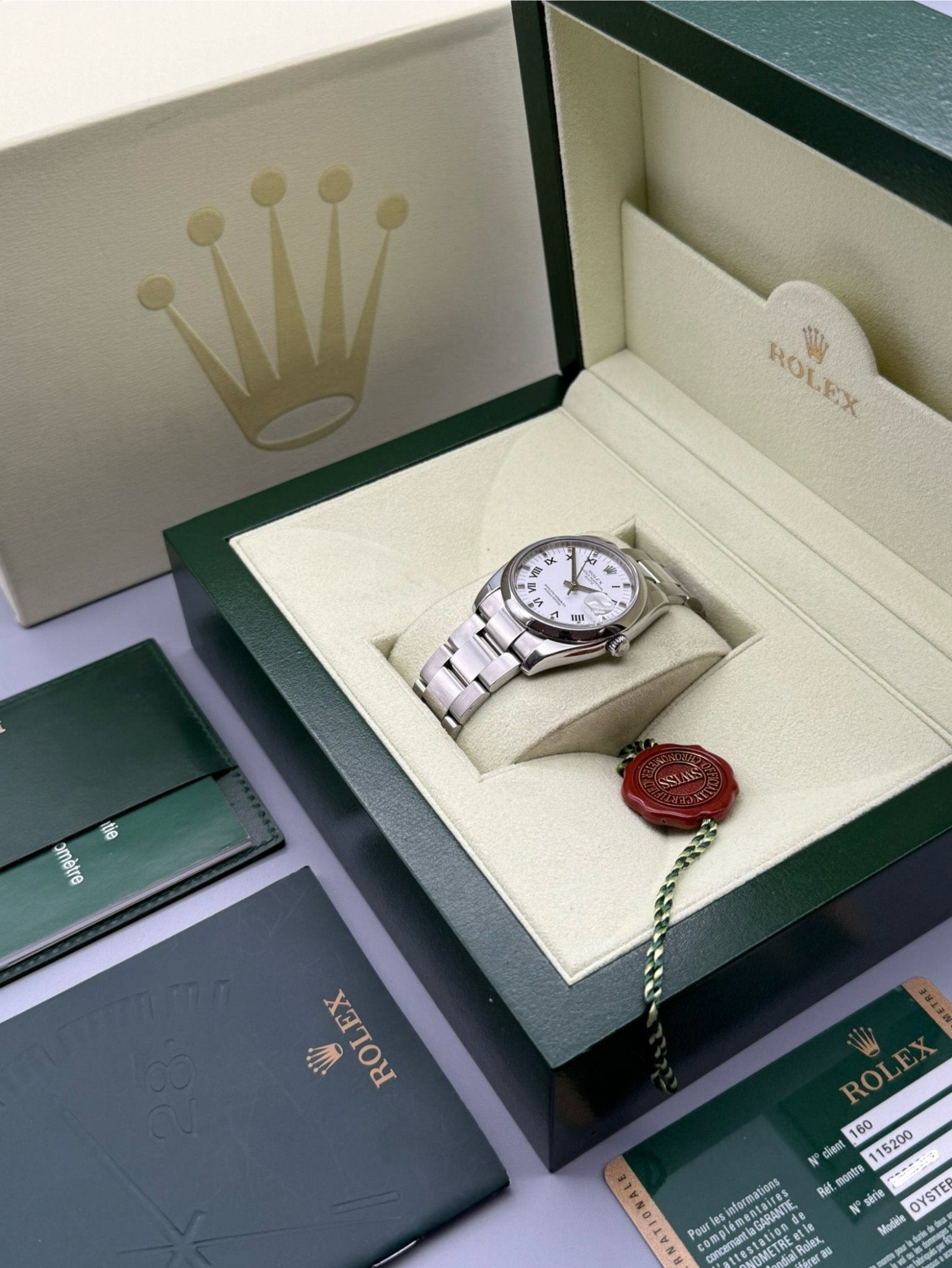 Oyster Perpetual Date 34mm | White Roman Dial - Gla Jeweller