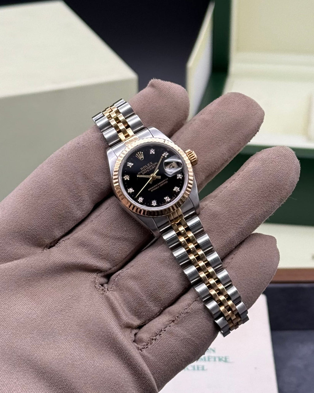 Rolex DateJust 26mm Black Diamond Dial - Gla Jeweller