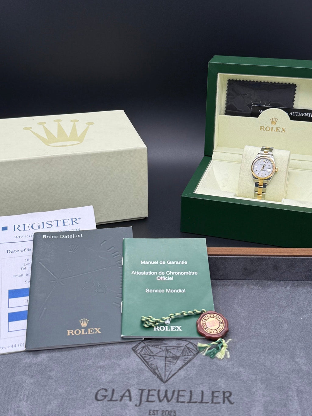 Rolex DateJust 26mm White Dial - Gla Jeweller