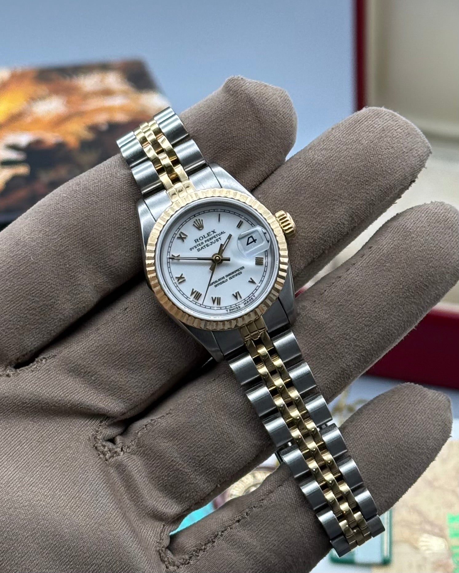 Rolex DateJust 26mm White Roman Dial - Gla Jeweller