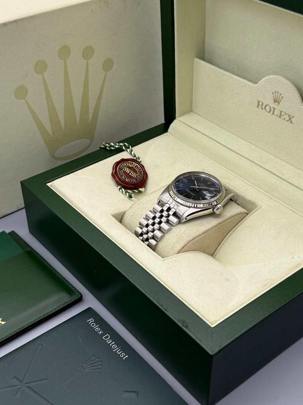 Rolex DateJust 36, Blue Stick Dial - Gla Jeweller
