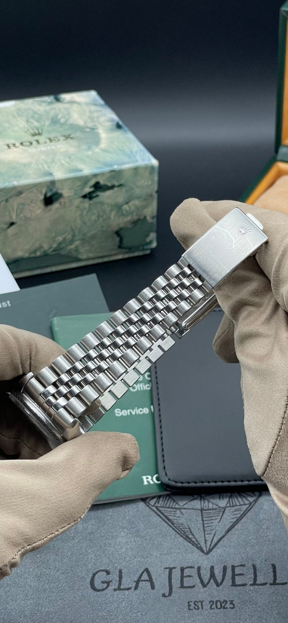 Rolex DateJust 36 White Roman Dial - Gla Jeweller