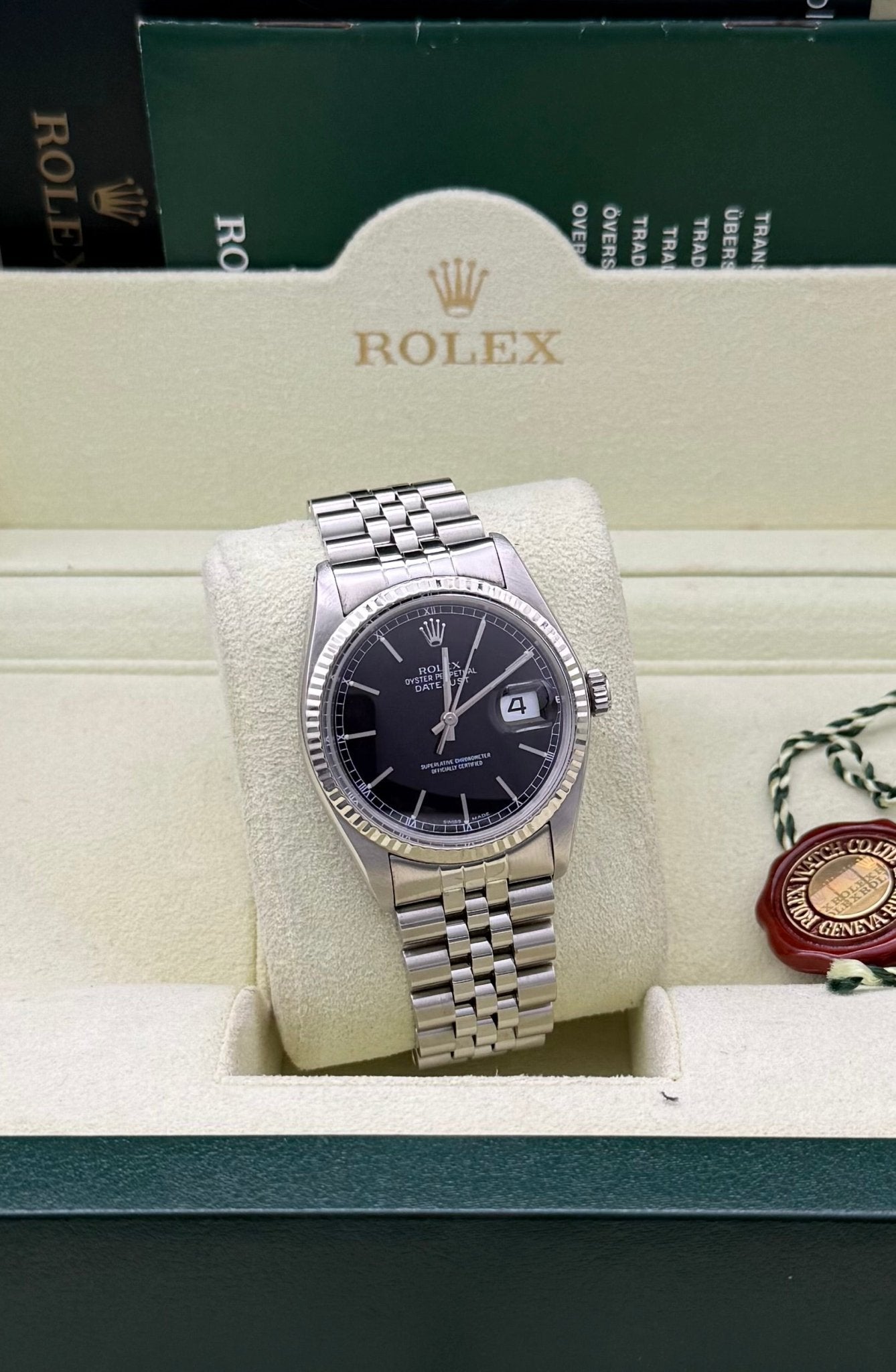 Rolex Datejust 36mm | Black Dial - Gla Jeweller