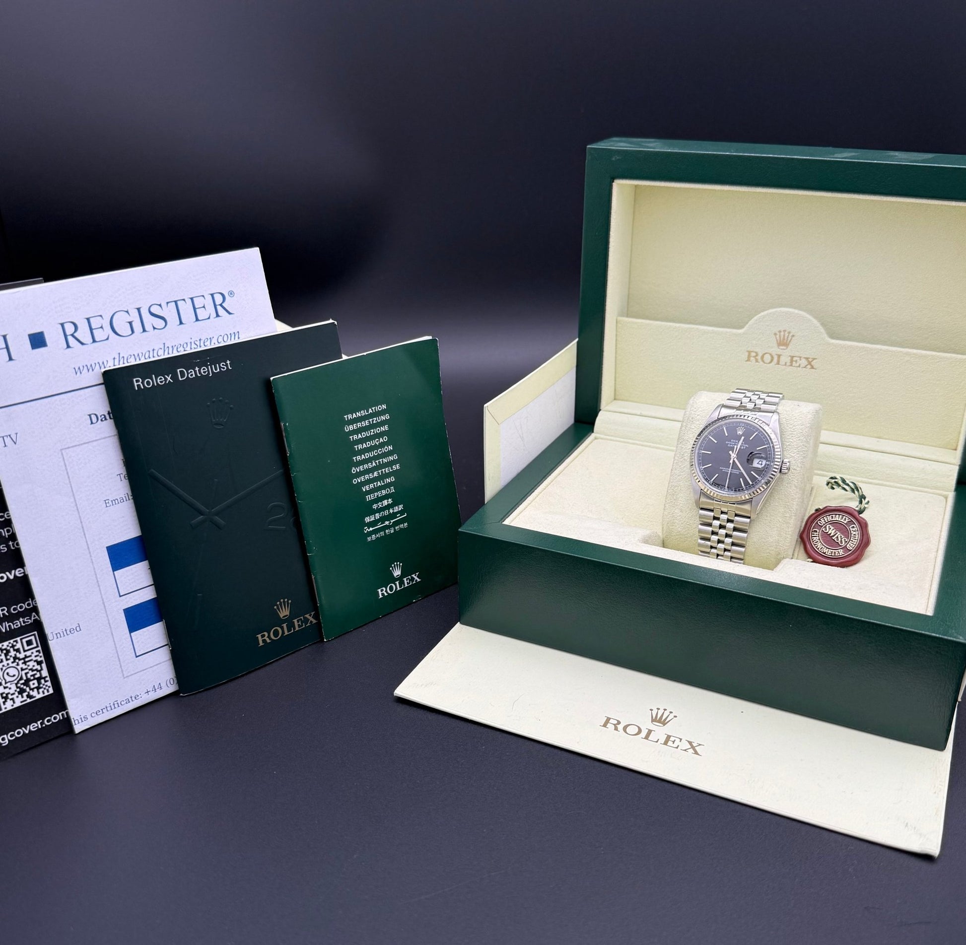 Rolex Datejust 36mm | Black Dial - Gla Jeweller