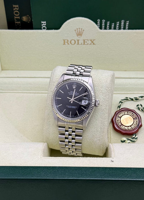 Rolex Datejust 36mm | Black Dial - Gla Jeweller