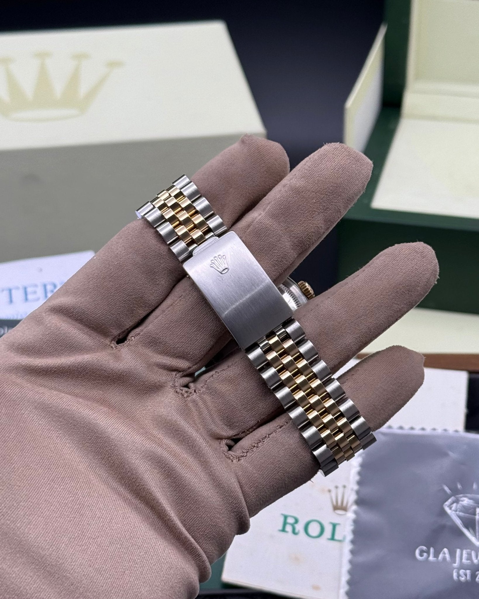 Rolex DateJust 36mm Black Diamond Dial - Gla Jeweller