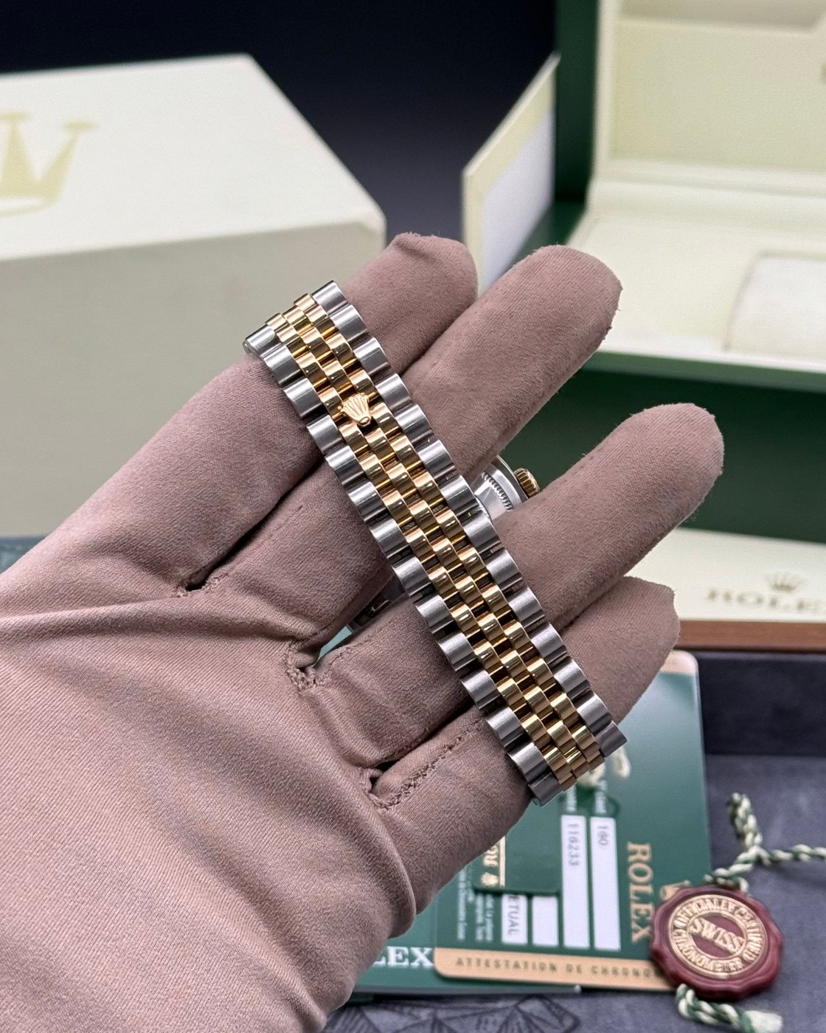 Rolex DateJust 36mm Champagne Diamond Dial - Gla Jeweller