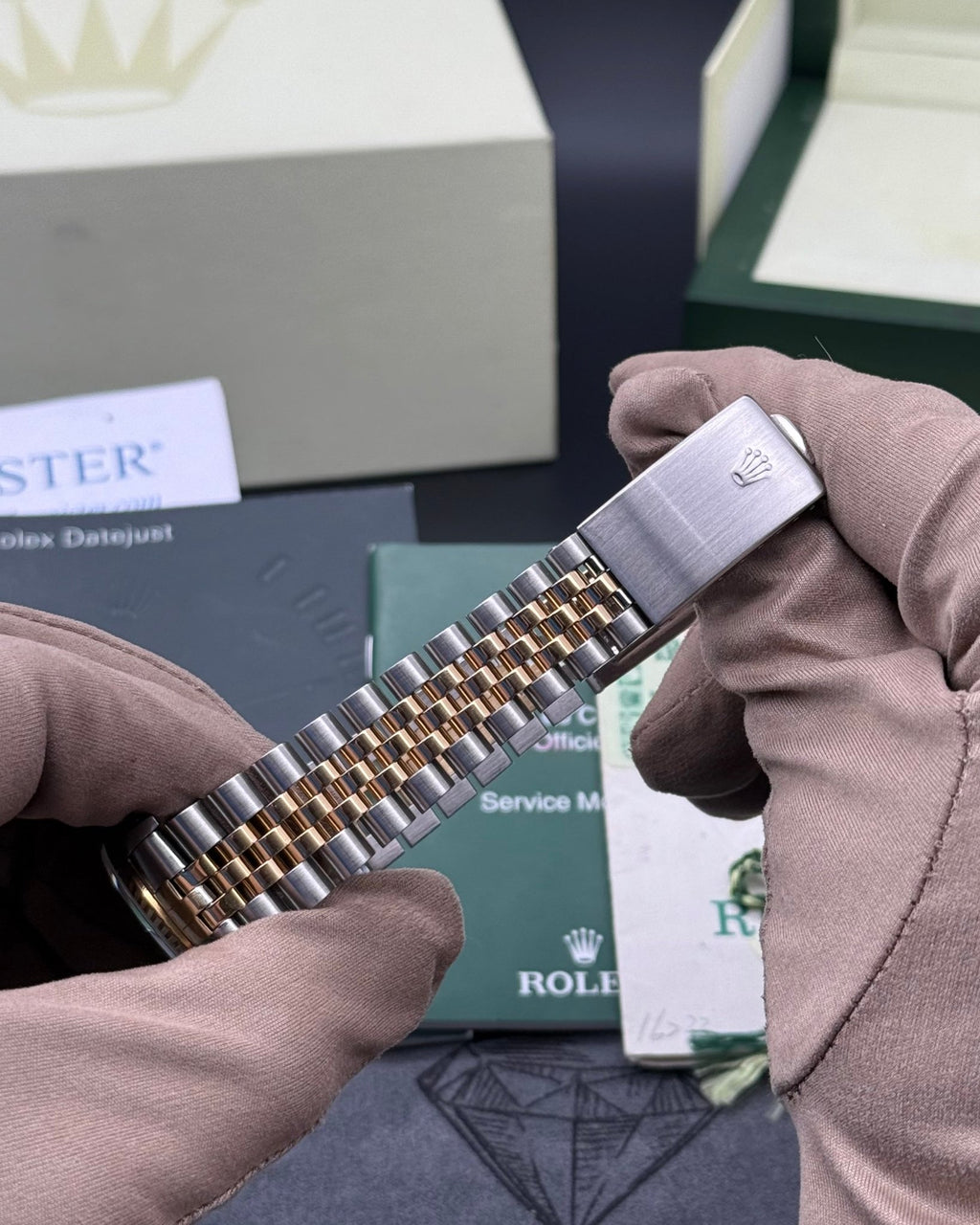 Rolex DateJust 36mm Champagne Diamond Dial - Gla Jeweller