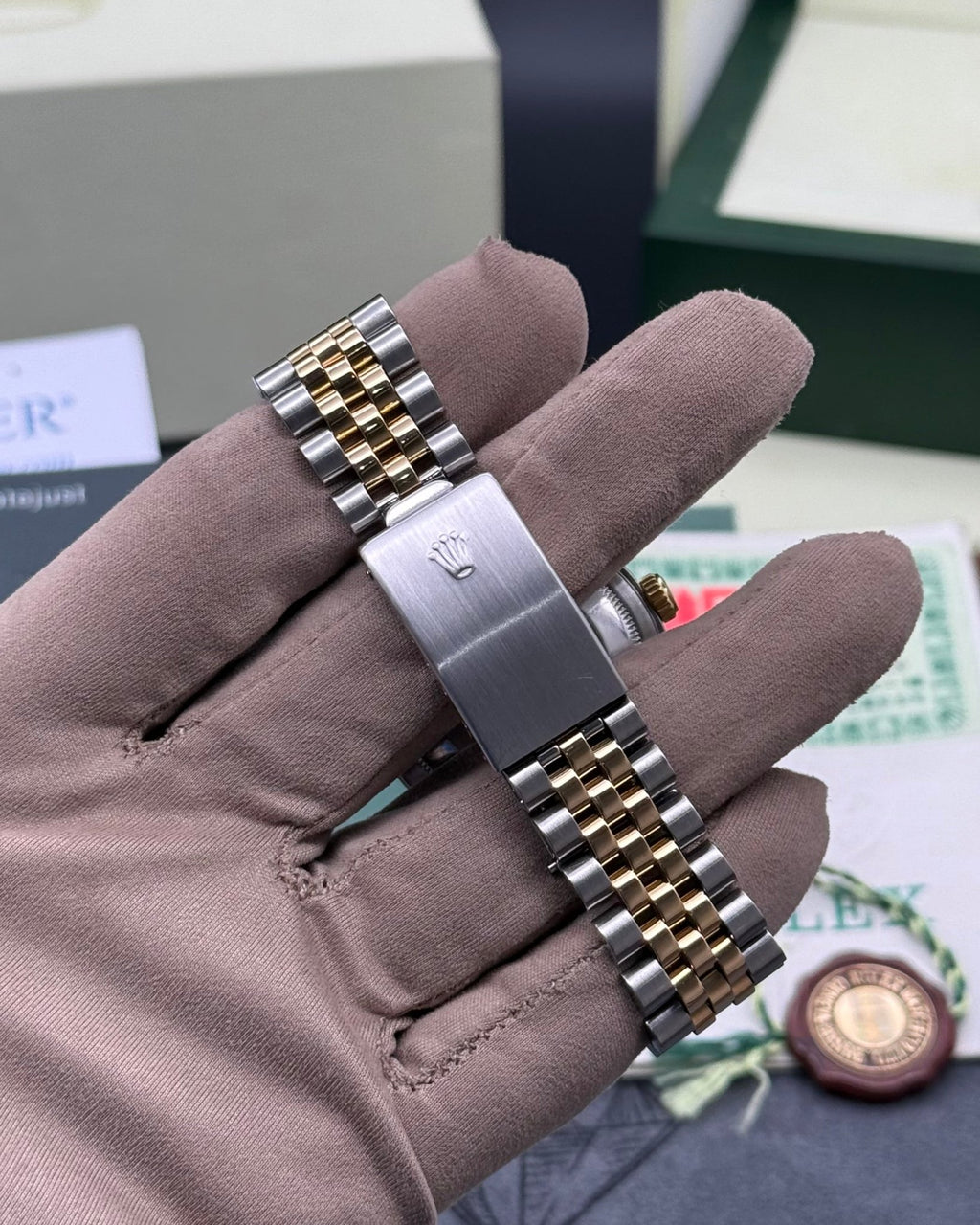 Rolex DateJust 36mm Champagne Diamond Dial - Gla Jeweller