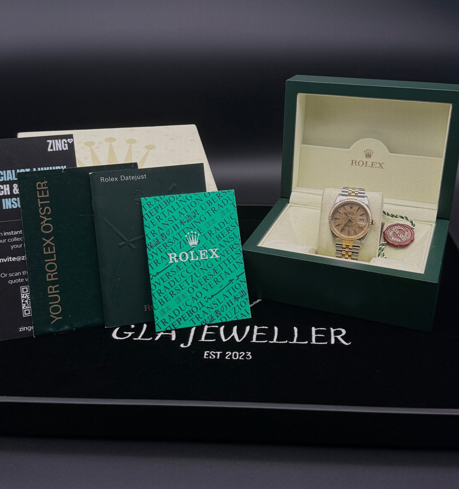 Rolex Datejust 36mm | Champagne Jubilee Dial - Gla Jeweller