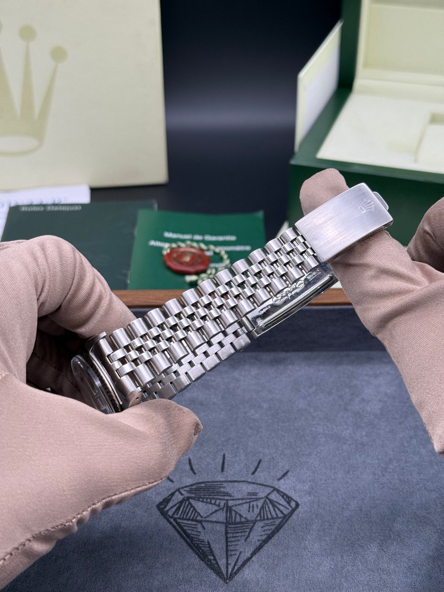 Rolex DateJust 36mm Cream Arabic Jubilee Dial - Gla Jeweller