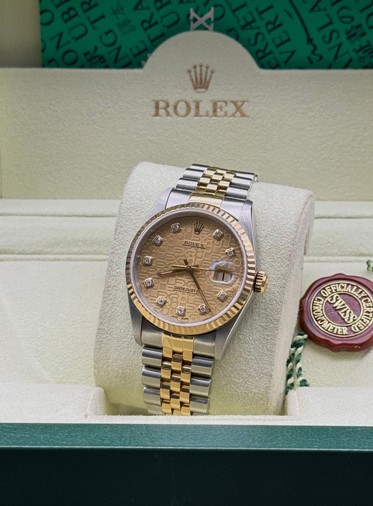 Rolex DateJust 36mm | Diamond Anniversary Dial - Gla Jeweller