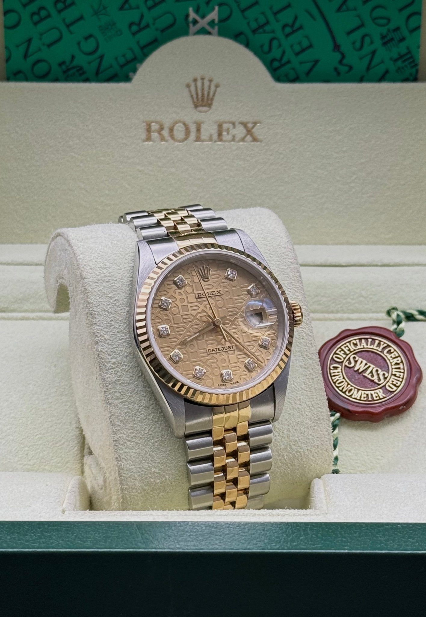 Rolex DateJust 36mm | Diamond Anniversary Dial - Gla Jeweller