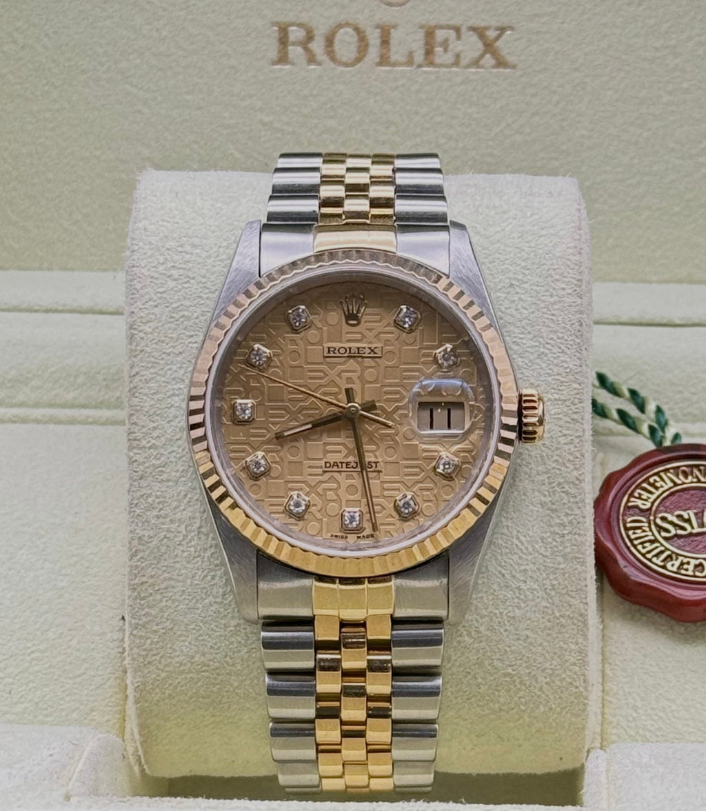 Rolex DateJust 36mm | Diamond Anniversary Dial - Gla Jeweller