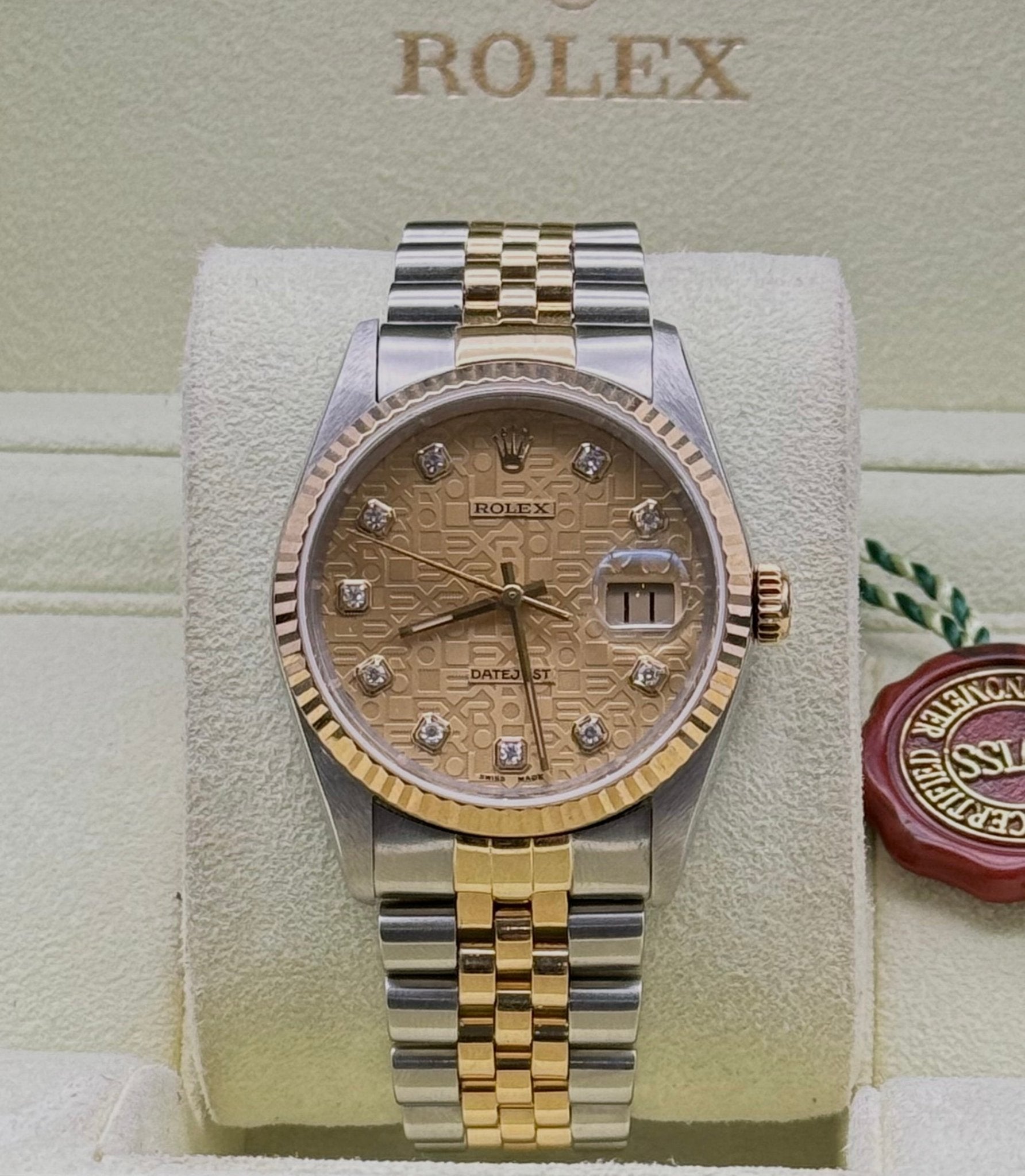Rolex DateJust 36mm | Diamond Anniversary Dial - Gla Jeweller